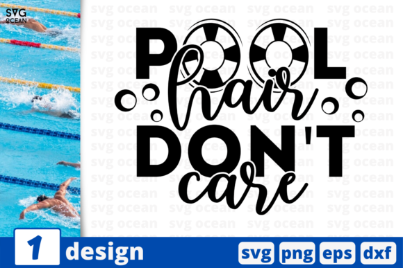 Pool Hair Don't Care Quote Review
