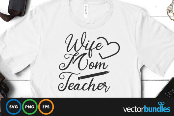Wife Mom Teacher Embroidery Design Review